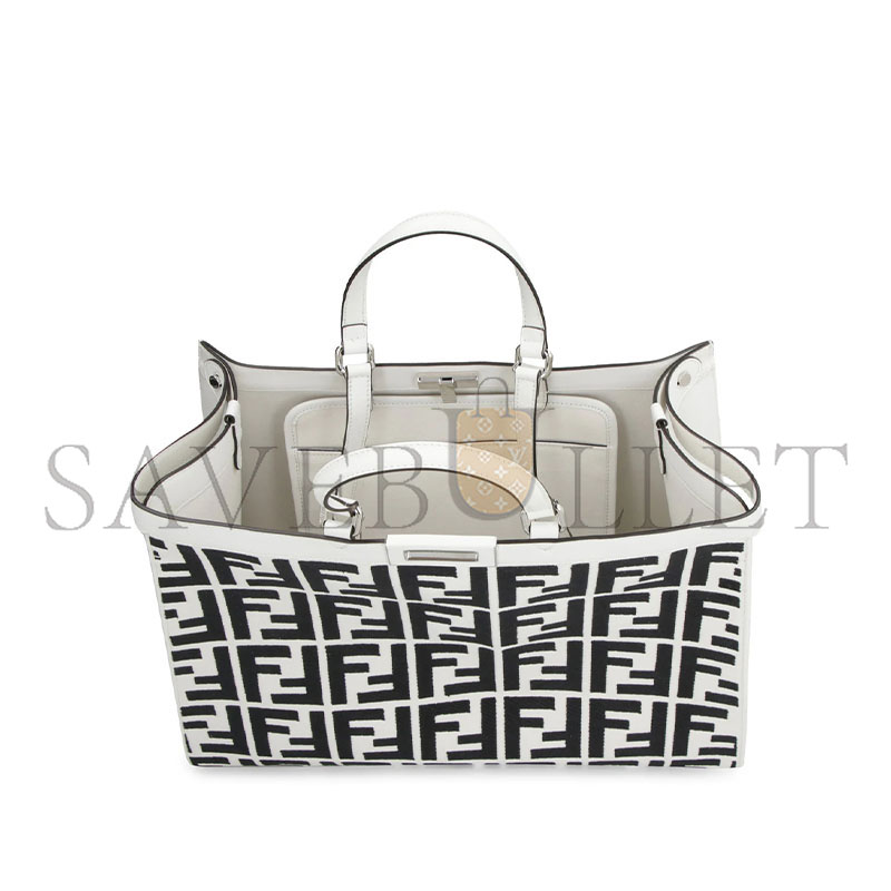 F**di x-tote canvas tote bag 8bh374ajqyf1laf (41*29.5*16cm)